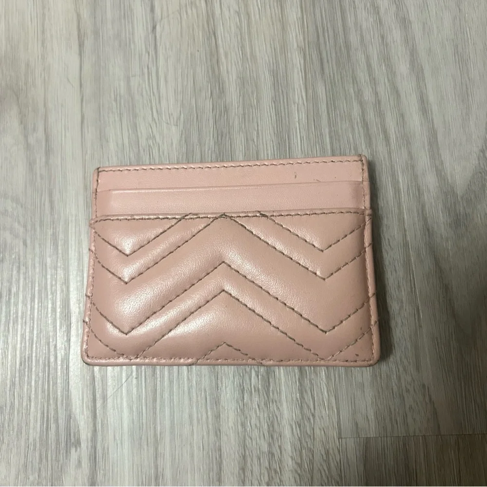 Gucci GG Marmont Leather Card Case
